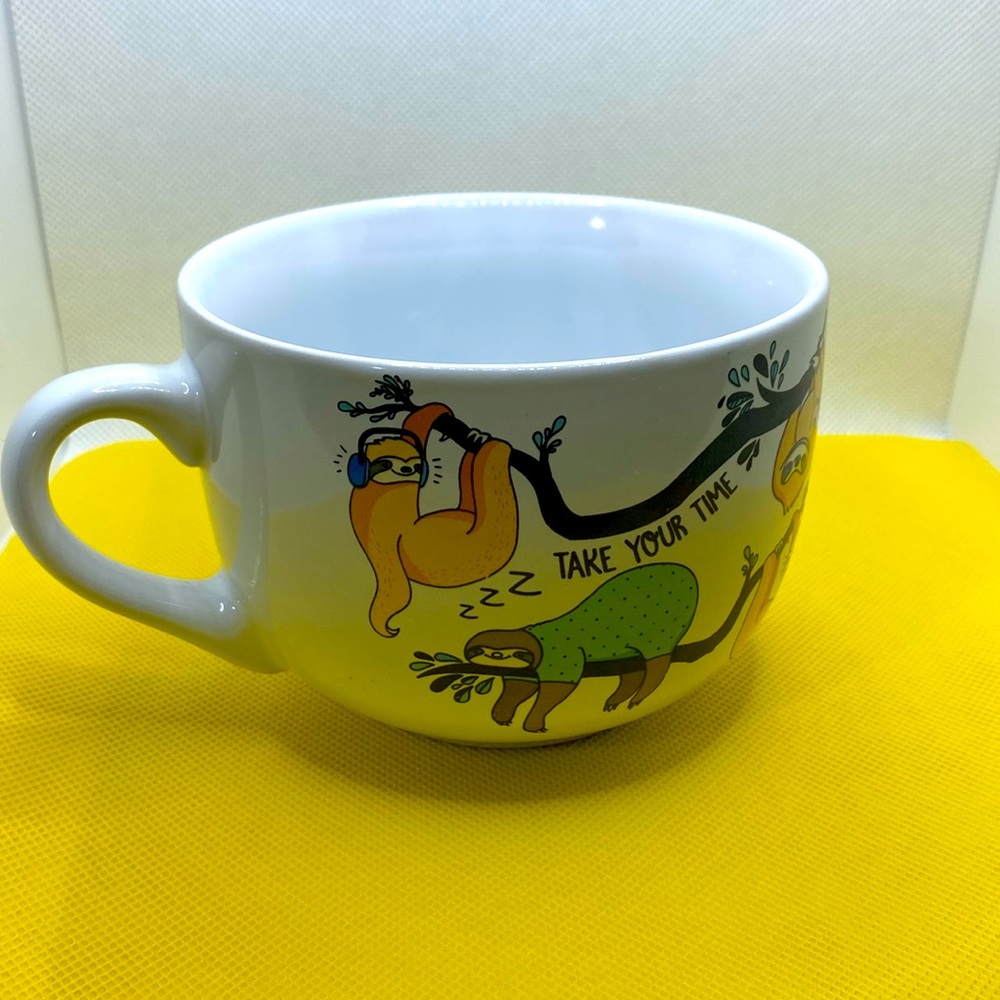 Rue Decor Sloth Coffee Mug